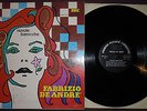 LP FABRIZIO DE ANDRE' Nuvole barocche (Roman 68) 1st ps black label titles VG