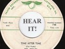 Del Reeves HILLBILLY BOPPER 45 (Peach 746) Time After Time/I Don't RARE GA LABEL