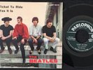 The Beatles - Ticket To Ride / Yes It Is - Orig. 1965 Italy 45 Rpm Qmsp 16378