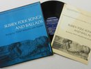 TONY WALES with guitar SUSSEX FOLK SONGS and BALLADS LP BOOKLET Folkways #8348