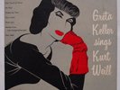 GRETA KELLER sings KURT WEILL vinyl lp 10” scarce JAZZ VG+ female vocals