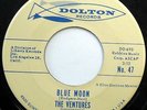 VENTURES 45 Blue Moon / Lady Of Spain NEAR MINT Surf PROMO 1961 Dolton w648