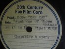 78 rpm vinyl record 20th century fox film corp can can reg vers-just one of tho