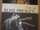 Original Elvis Presley Pic. Slv. & silver line 45 Hound Dog & Don't Be Cruel M-