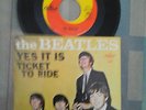Beatles TICKET TO RIDE/YES IT IS Picture Sleeve & Record