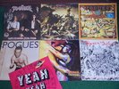 Pogues – 4 Lps & 3x 12” (Red Roses,Dubliners,Rum Sodomy Lash,Hell´s Ditch;Clash