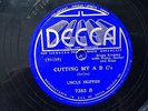 RARE BLUES 78 Uncle Skipper (Charley Jordan) Cutting My A B C's   Decca