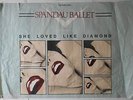 SPANDAU BALLET She Loved Like Diamond Rare Orig Official Autographed UK POSTER