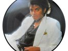 Vintage 80s Michael Jackson Thriller Album Picture Disc Record LP