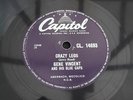 GENE VINCENT CRAZY LEGS / IMPORTANT WORDS RARE CAPITOL 78 RPM RECORD CL.14693
