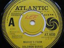 RARE ATLANTIC DEMO Solomon Burke Maggie's Farm UK 7