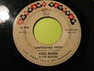 Paul Revere's Ride/Unfinished Fifth  Raiders Mark Lindsay G-115 Gardena 1960