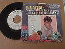 ELVIS PRESLEY SANTA CLAUS IS BACK/BLUE CHRISTMAS W/PS PROMO RCA 447-0647  M-