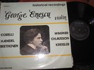 George Enescu Violin Recital Corelli, Handel, Beethoven, Wagner, Chausson NM