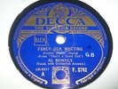 AL BOWLLY Fancy our meeting / Lover come back to me 78 DECCA F3742