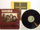 THE DOORS - L.A. WOMAN - VINYL LP 1ST PRESS WINDOW COVER + CRUCIFIX INSERT (VG+)