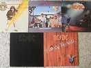 AC/DC; 5 LP Lot; BACK IN BLACK; DIRTY DEEDS; HIGH VOLTAGE; FLY ON THE WALL