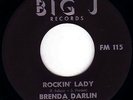ROCKABILLY - BRENDA DARLIN on BIG J - ROCKIN' LADY