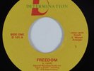 Reggae 45 DETERMINATION Freedom HEAR