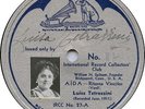Luisa Tetrazzini IRCC Victor 27 Aida / Lakme 12” 78 RPM autograph / signed