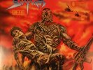 SODOM M-16 RARE MINT LP CAMO VINYL ITALY LIMITED 345/500 + POSTER R-512