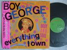 PROMO LABEL / BOY GEORGE EVERYTHING I OWN / WITH OBI