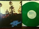 THE EAGLES   HOTEL CALIFORNIA HOLLAND IMPORT PRESSING   GREEN VINYL LP RECORD