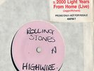 ROLLING STONES RARE WHITE LABE PROMOL HIGHWIRE IN DEMO STAMPED SLEEVE