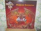 MORTAL SIN mayhemic destruction VERY RARE 1987 NETHERLANDS LP with lyrics THRASH