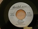 Rose Batiste-Hit & Run/I mis my baby-Grey Revilot (written matrix not stamped)