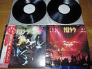 KISS 2LP Alive , JAPAN WHITE LABEL PROMO, 1st press, OBI, Booklet, EX(-) Vinyl
