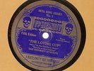 YALE UNIVERSITY QUARTETTE The Loving Cup 78 FRATERNITY Skulls on label