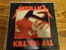 Metallica Kill Em All LP Megaforce MRI 069 Silver Lable Sterling Printed Sleeve
