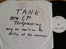 TANK - Honour & Blood - RARE 1984 Roadrunner WHITE LABEL TEST PRESS LP - NWOBHM