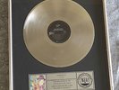RIAA Platin Award Culture Club ( Boy George ) - Colour by numbers - 1Mio. Alben