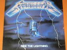 METALLICA RIDE THE LIGHTNING  MEGAFORCE 1984 ORIGINAL LP  RARE EXCELLENT