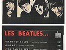 RARE FRENCH BEATLES EP ODEON SOE 3750 RAREST SLEEVE WITH RED LINE