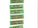 DISCHI  RADIO JUKEBOX  1997  GOLDEN  COINS  PROMO  STICKERS  45  RPM