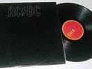 AC/DC    back in black     embossed lettering      vg+