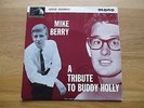 MIKE BERRY A TRIBUTE TO BUDDY HOLLY SCARCE ORIGINAL 1963 HMV 4 TRACK P/S EP EX+