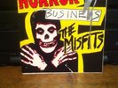 The Misfits Horror Business Yellow Vinyl EX+/EX w/ OIS Signed By Glenn Danzig