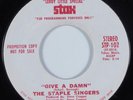 Black Gospel 45 STAPLE SINGERS Give a Damn STAX HEAR