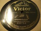 TURKISH 78 RPM RECORD-  VICTOR BAT WING / 63073 / EX COND.