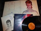 DAVID BOWIE LP-EARLY PRESS-+ FAN CLUB PRINT/INNER-