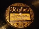 JAZZ JIMMIE NOONE ORCH MAY ALIX Am I Blue VOCALION 1296