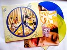 PEACE - HAPPY PEOPLE - DELUXE DOUBLE BLUE & YELLOW VINYL - FULLY SIGNED