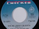 Soul Gospel 45 SALEM TRAVELERS Give Me Liberty or Death CHECKER HEAR