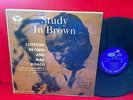 CLIFFORD BROWN AND MAX ROACH LP  Study in Brown  EMARCY MG-36037 orig DRUM label