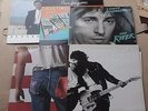 x 5 BRUCE SPRINGSTEEN VINYL LP BUNDLE - ROCK / BORN / RIVER / TUNNEL