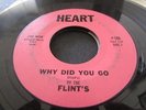THE FLINTS  RARE DETROIT MICHIGAN DOO WOP 1962 HEART LABEL #100 WHY DID YOU GO